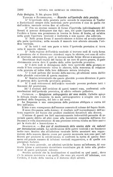 La clinica chirurgica periodico mensile