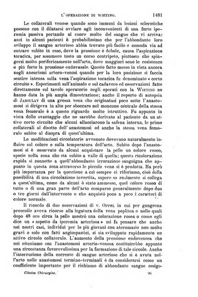 La clinica chirurgica periodico mensile