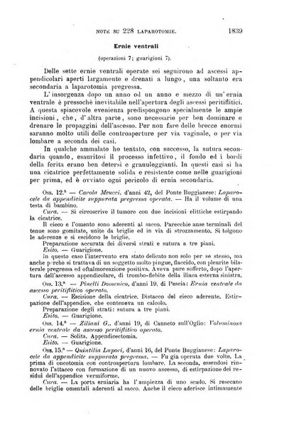 La clinica chirurgica periodico mensile