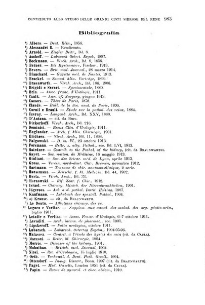 La clinica chirurgica periodico mensile