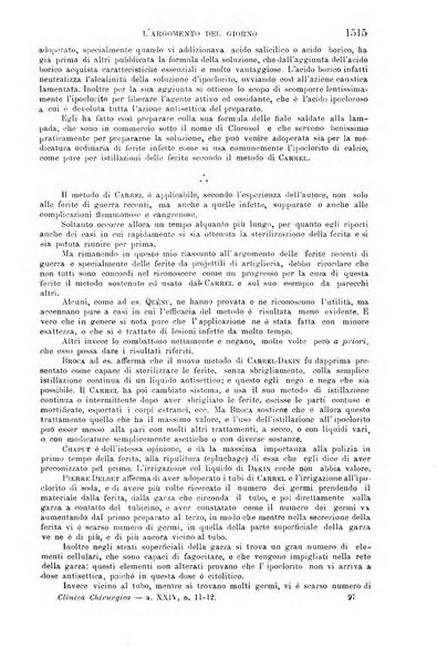 La clinica chirurgica periodico mensile