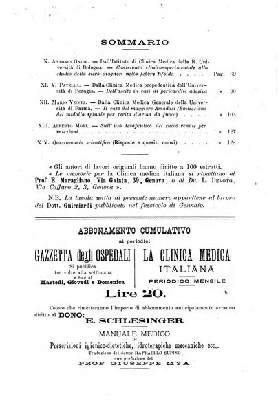 La clinica medica italiana