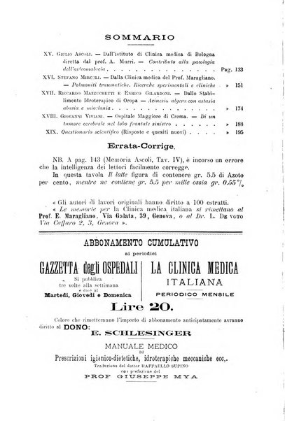 La clinica medica italiana