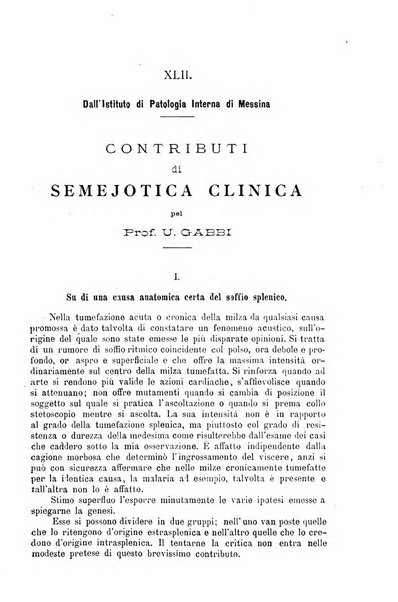 La clinica medica italiana