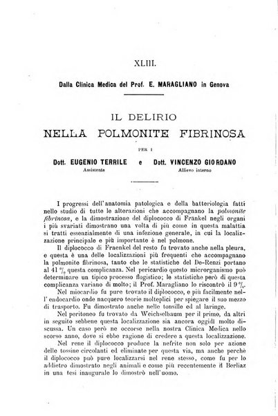 La clinica medica italiana