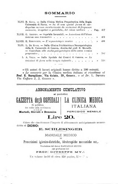 La clinica medica italiana