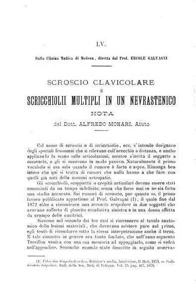 La clinica medica italiana