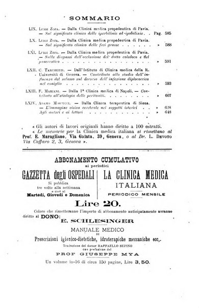 La clinica medica italiana