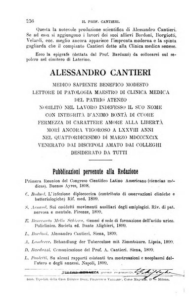 La clinica medica italiana