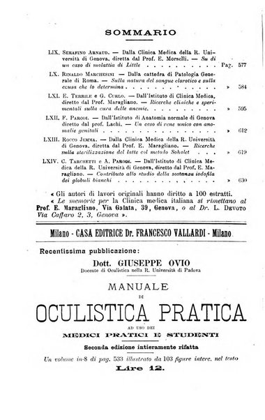 La clinica medica italiana