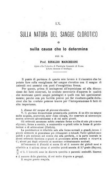 La clinica medica italiana