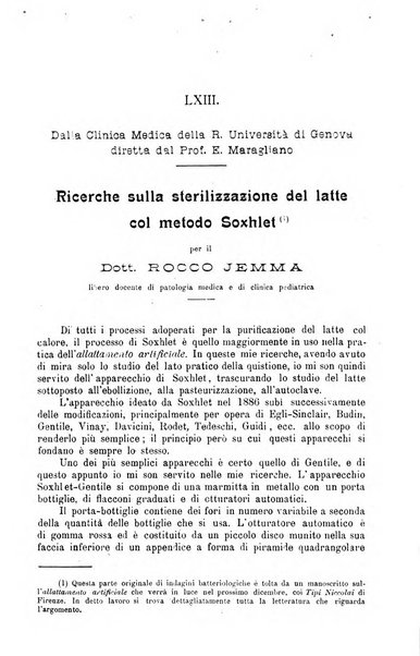 La clinica medica italiana