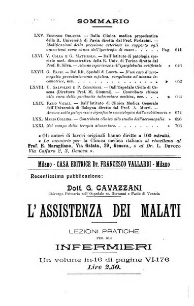 La clinica medica italiana