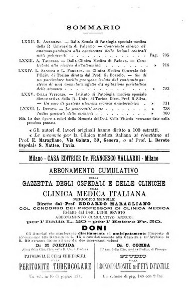 La clinica medica italiana