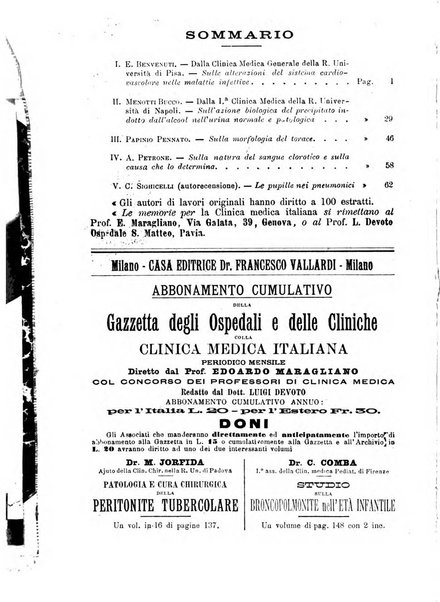 La clinica medica italiana