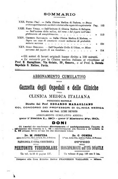 La clinica medica italiana