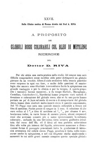 La clinica medica italiana