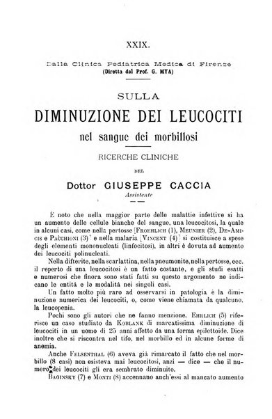 La clinica medica italiana