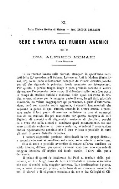 La clinica medica italiana