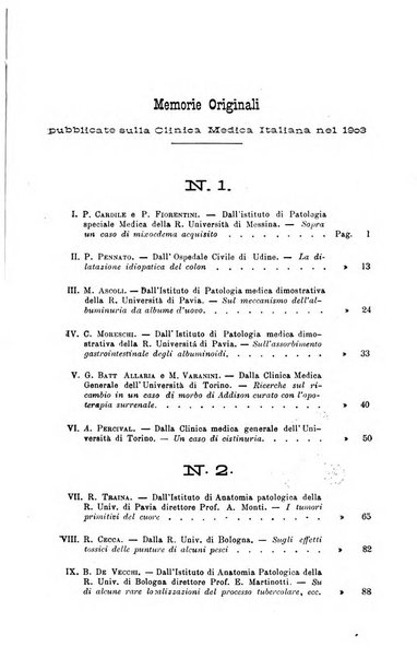 La clinica medica italiana