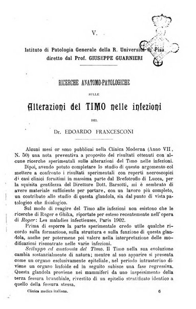 La clinica medica italiana