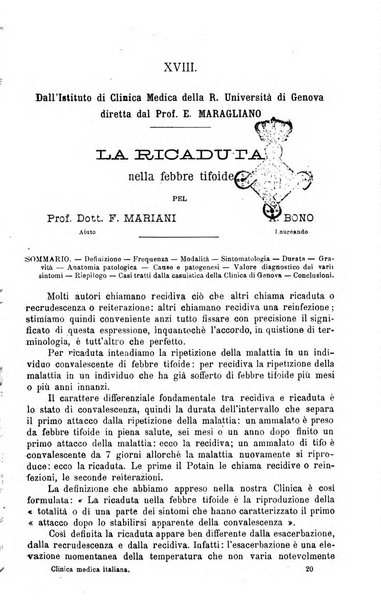 La clinica medica italiana