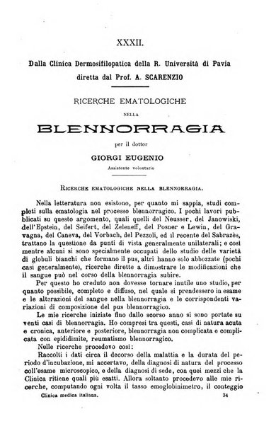 La clinica medica italiana