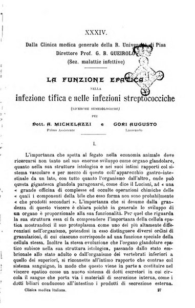 La clinica medica italiana