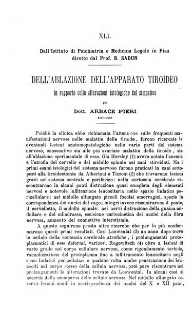 La clinica medica italiana