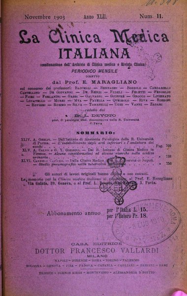 La clinica medica italiana