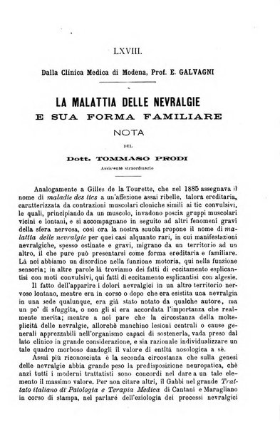 La clinica medica italiana