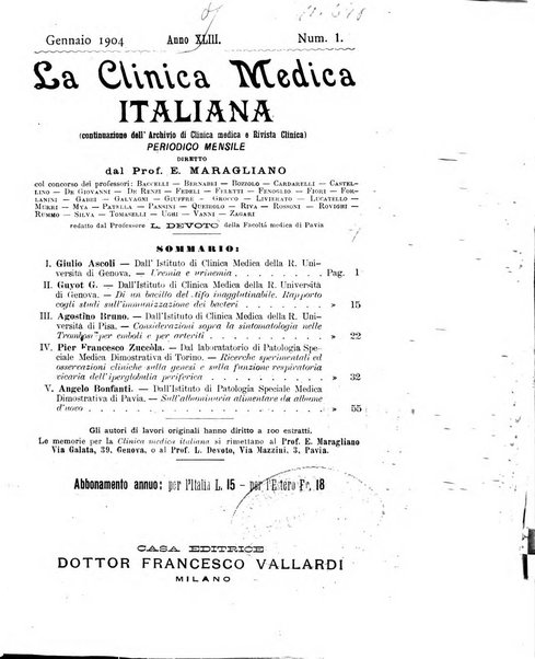 La clinica medica italiana