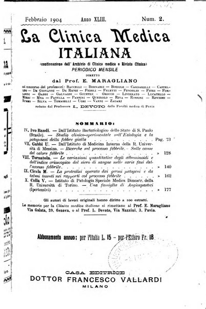 La clinica medica italiana