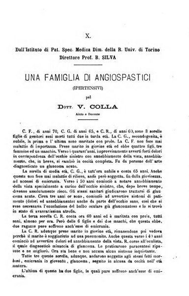 La clinica medica italiana