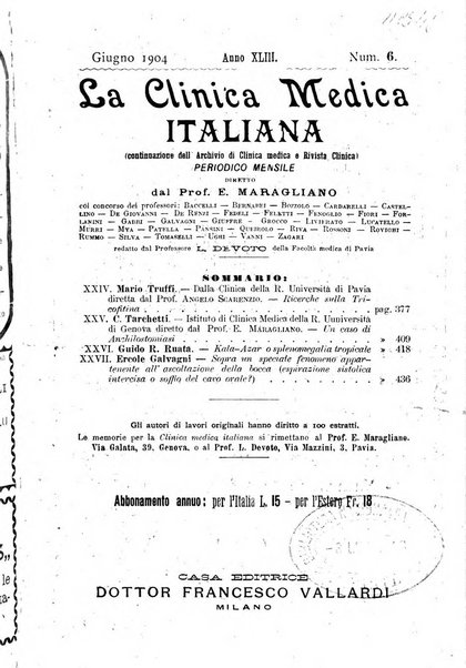 La clinica medica italiana