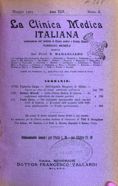 La clinica medica italiana