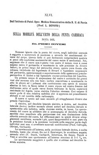 La clinica medica italiana