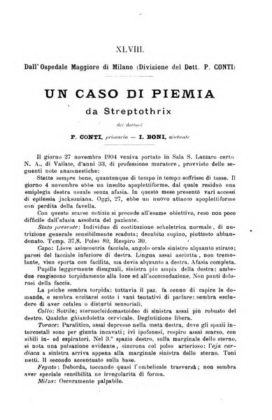 La clinica medica italiana