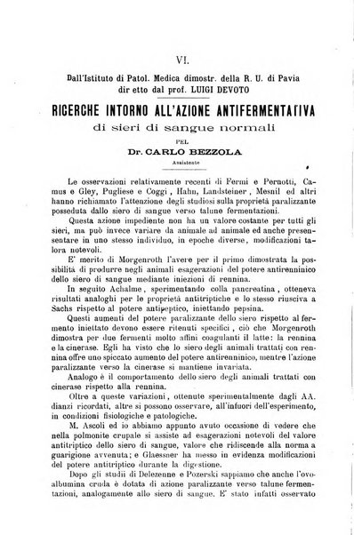 La clinica medica italiana