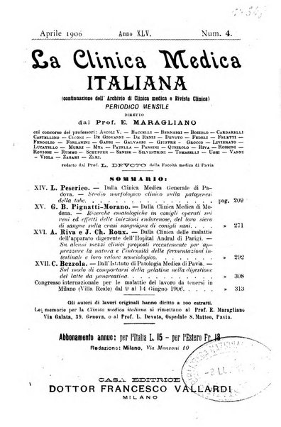 La clinica medica italiana