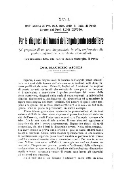 La clinica medica italiana