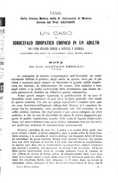 La clinica medica italiana