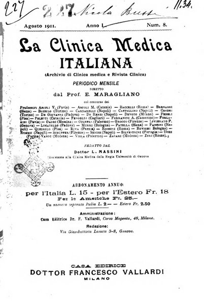 La clinica medica italiana