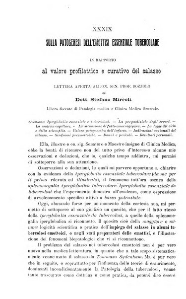 La clinica medica italiana