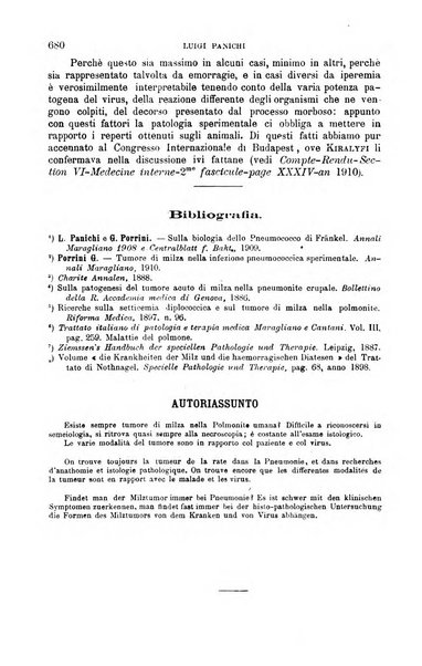 La clinica medica italiana