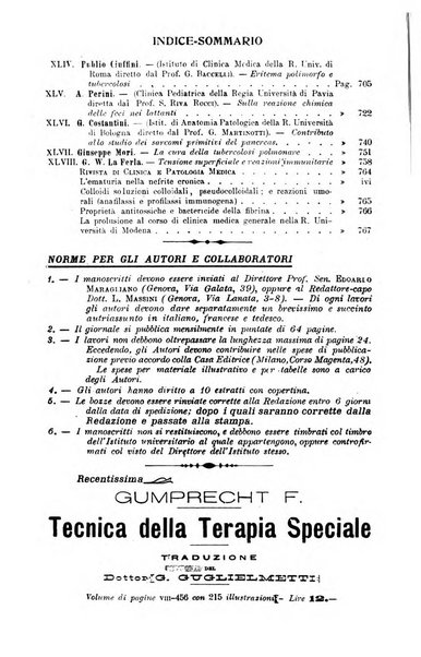 La clinica medica italiana