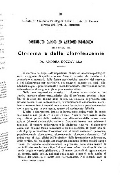 La clinica medica italiana