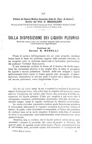 La clinica medica italiana