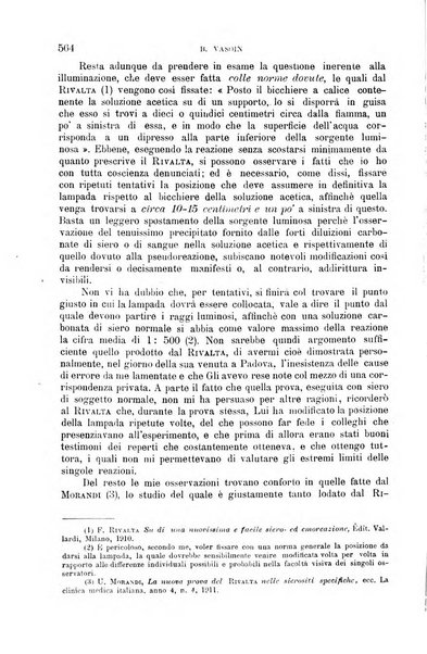 La clinica medica italiana