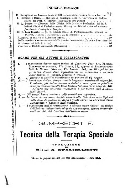 La clinica medica italiana